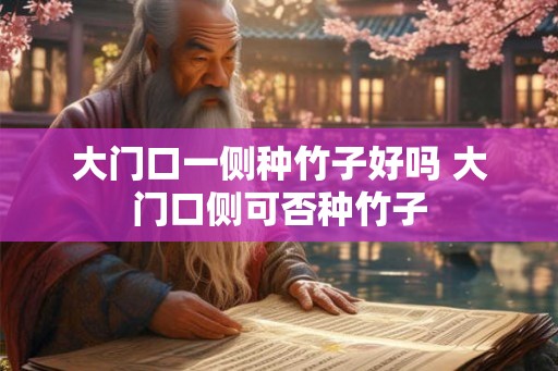 大门口一侧种竹子好吗 大门口侧可否种竹子 大门口一侧种竹子好吗 大门口侧可否种竹子