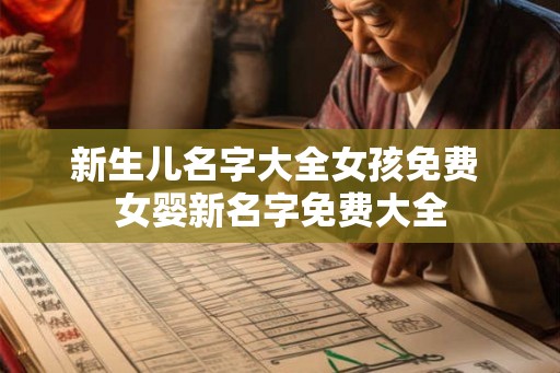 新生儿名字大全女孩免费 女婴新名字免费大全 新生儿名字大全女孩免费 女婴新名字免费大全