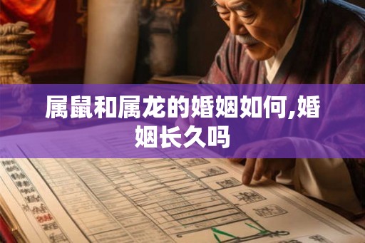 属鼠和属龙的婚姻如何,婚姻长久吗
