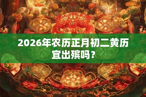 2026年农历正月初二黄历宜出殡吗？