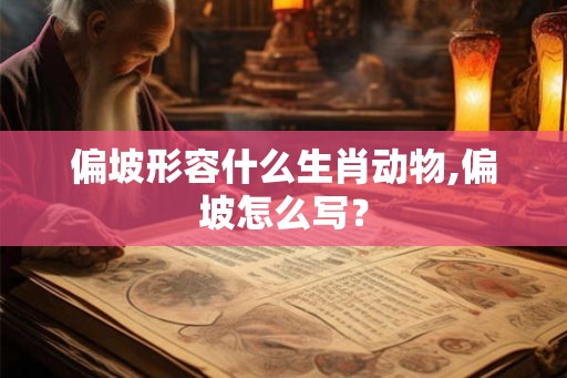 偏坡形容什么生肖动物,偏坡怎么写？