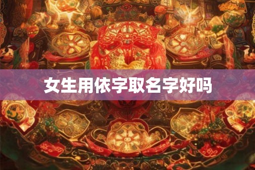 女生用依字取名字好吗