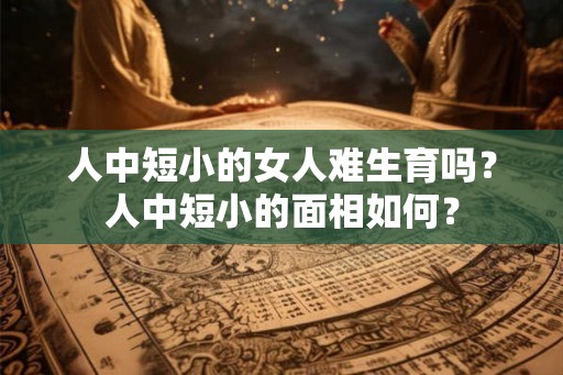 人中短小的女人难生育吗？人中短小的面相如何？