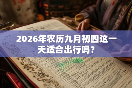 2026年农历九月初四这一天适合出行吗？