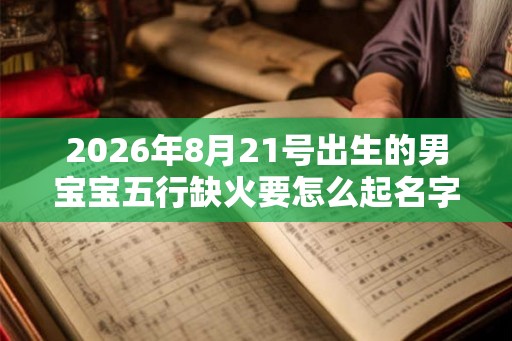 2026年8月21号出生的男宝宝五行缺火要怎么起名字