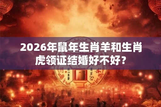 2026年鼠年生肖羊和生肖虎领证结婚好不好？