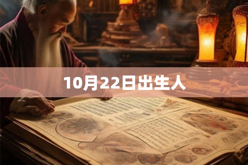 10月22日出生人