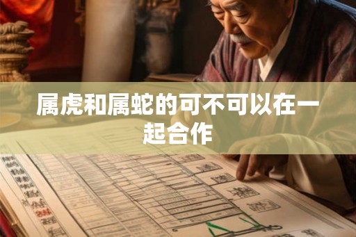 属虎和属蛇的可不可以在一起合作 属虎和属蛇的可不可以在一起合作