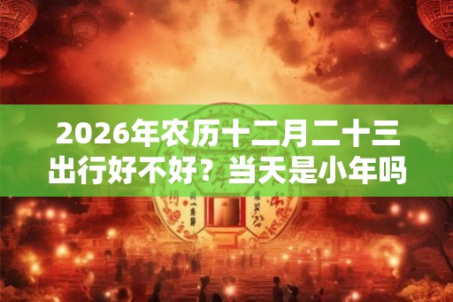 2026年农历十二月二十三出行好不好?当天是小年吗? 2026年农历十二月二十三出行好不好?当天是小年吗?