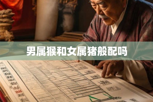 男属猴和女属猪般配吗 男属猴和女属猪般配吗