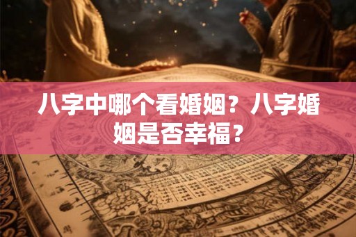 八字中哪个看婚姻？八字婚姻是否幸福？