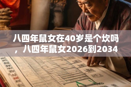 八四年鼠女在40岁是个坎吗，八四年鼠女2026到2034十年运程