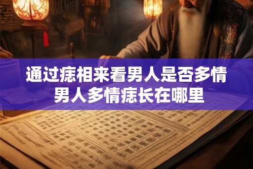 通过痣相来看男人是否多情 男人多情痣长在哪里