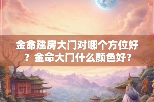 金命建房大门对哪个方位好？金命大门什么颜色好？