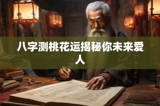 八字测桃花运揭秘你未来爱人