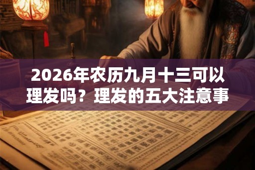 2026年农历九月十三可以理发吗?理发的五大注意事项你知道几个? 2026年农历九月十三可以理发吗?理发的五大注意事项你知道几个?