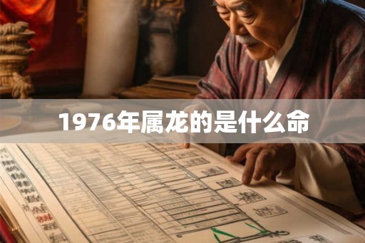 1976年属龙的是什么命 1976年属龙的是什么命