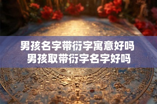 男孩名字带衍字寓意好吗 男孩取带衍字名字好吗