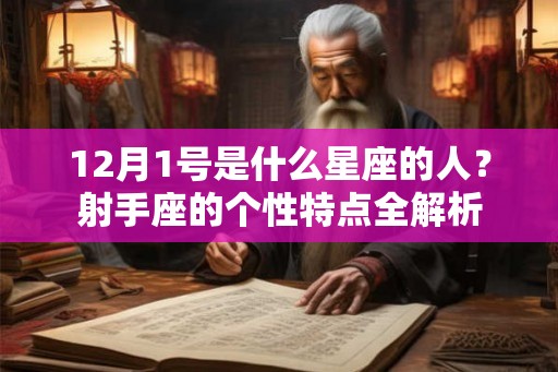 12月1号是什么星座的人？射手座的个性特点全解析