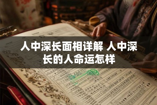 人中深长面相详解 人中深长的人命运怎样