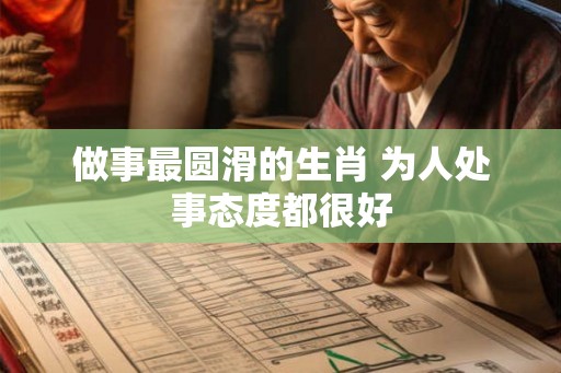 做事最圆滑的生肖 为人处事态度都很好 做事最圆滑的生肖 为人处事态度都很好