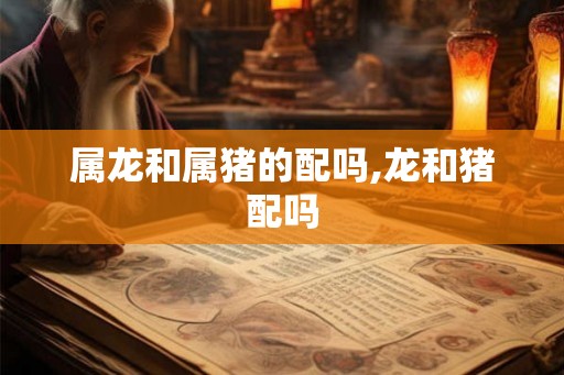 属龙和属猪的配吗,龙和猪配吗