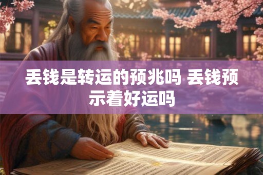 丢钱是转运的预兆吗 丢钱预示着好运吗