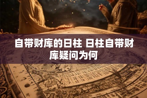 自带财库的日柱 日柱自带财库疑问为何