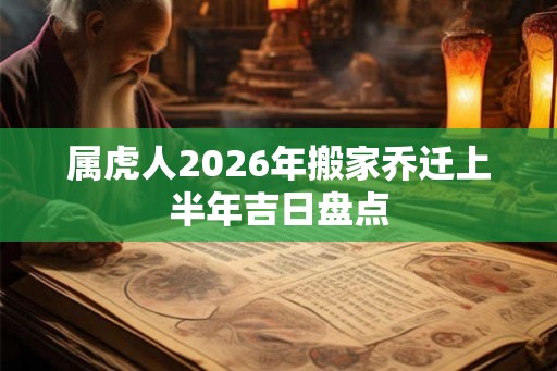 属虎人2026年搬家乔迁上半年吉日盘点