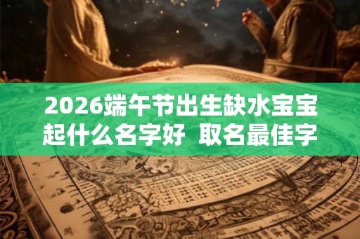2026端午节出生缺水宝宝起什么名字好  取名最佳字