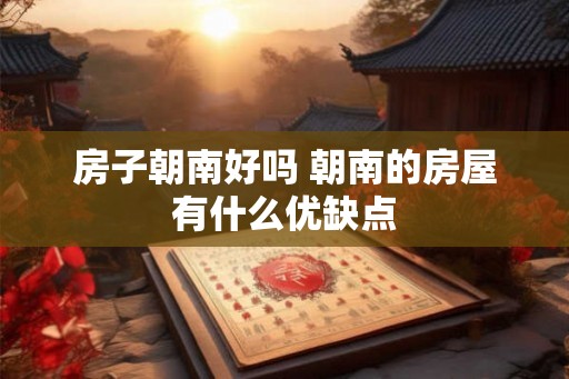 房子朝南好吗 朝南的房屋有什么优缺点