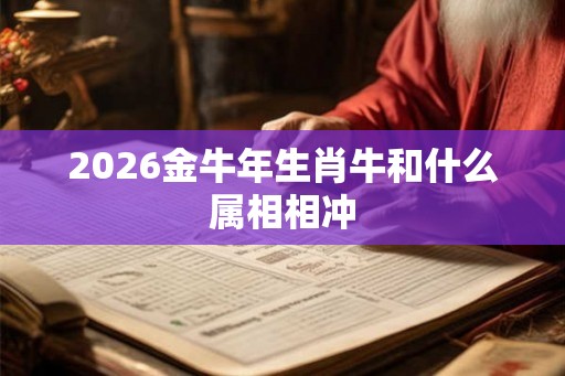 2026金牛年生肖牛和什么属相相冲 2026金牛年生肖牛和什么属相相冲