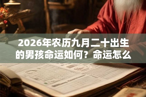 2026年农历九月二十出生的男孩命运如何？命运怎么样？
