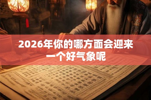 2026年你的哪方面会迎来一个好气象呢 2026年你的哪方面会迎来一个好气象呢