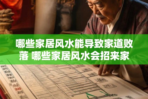 哪些家居风水能导致家道败落 哪些家居风水会招来家败人亡 哪些家居风水能导致家道败落 哪些家居风水会招来家败人亡