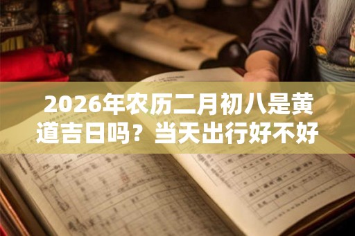 2026年农历二月初八是黄道吉日吗？当天出行好不好？
