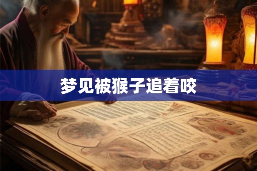 梦见被猴子追着咬