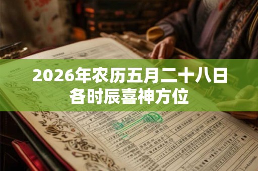 2026年农历五月二十八日各时辰喜神方位