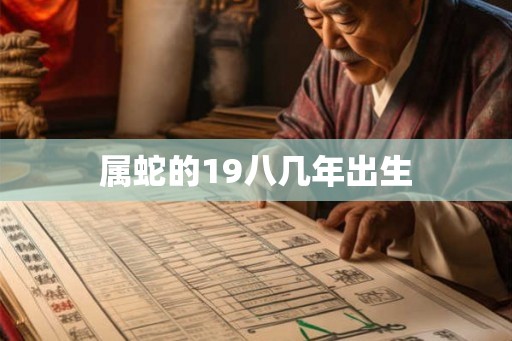 属蛇的19八几年出生
