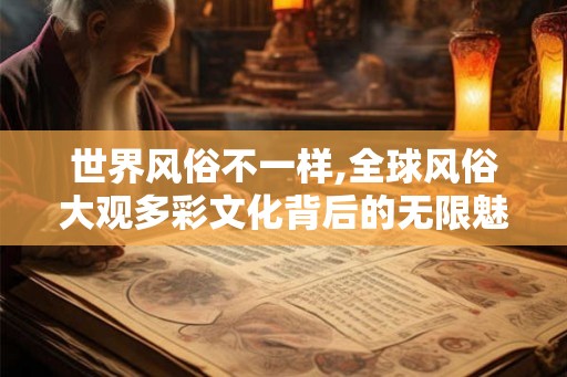 世界风俗不一样,全球风俗大观多彩文化背后的无限魅力！