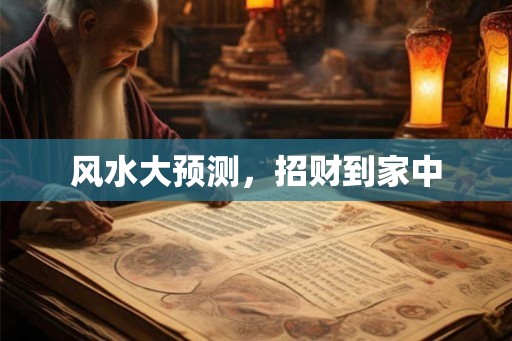 风水大预测，招财到家中
