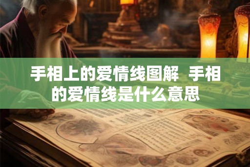手相上的爱情线图解  手相的爱情线是什么意思