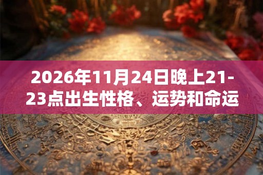 2026年11月24日晚上21-23点出生性格、运势和命运 2026年11月24日晚上21-23点出生性格、运势和命运