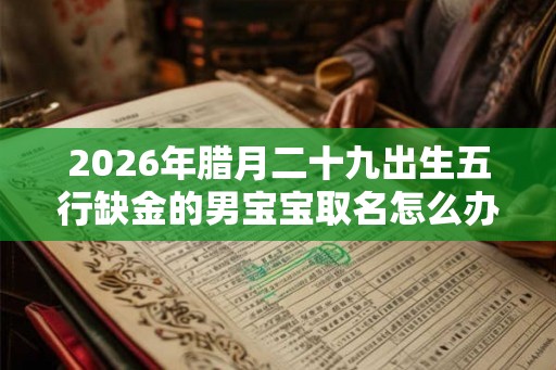 2026年腊月二十九出生五行缺金的男宝宝取名怎么办