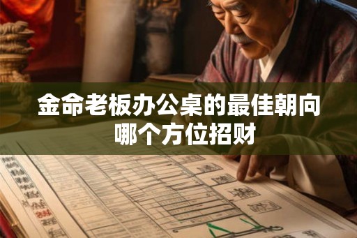 金命老板办公桌的最佳朝向  哪个方位招财