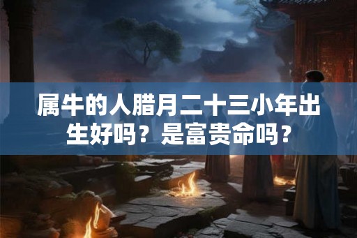 属牛的人腊月二十三小年出生好吗？是富贵命吗？