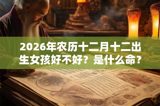 2026年农历十二月十二出生女孩好不好?是什么命? 2026年农历十二月十二出生女孩好不好?是什么命?