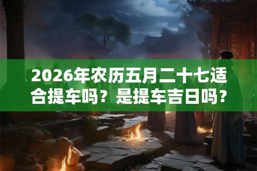 2026年农历五月二十七适合提车吗?是提车吉日吗? 2026年农历五月二十七适合提车吗?是提车吉日吗?