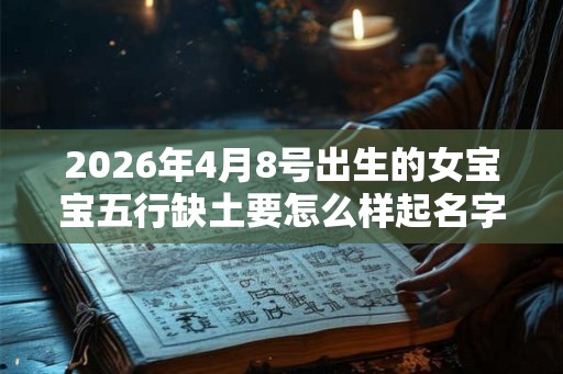 2026年4月8号出生的女宝宝五行缺土要怎么样起名字 2026年4月8号出生的女宝宝五行缺土要怎么样起名字