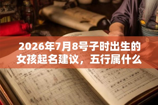 2026年7月8号子时出生的女孩起名建议，五行属什么